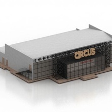 building architecture construction night club 3d print model - Mito3D