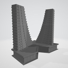 building city skyscraper 3d print model - Mito3D