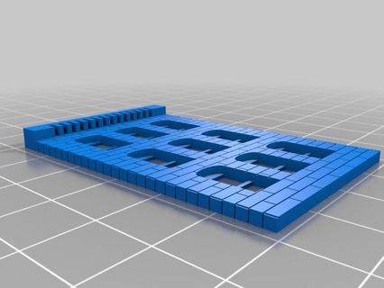 building 3x3 customized buildings structures 3d print model - Mito3D