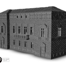edificio 6 warhammer età sigmar bullone azione fiamme guerra scenario terreno gioco moderno architettura Casa miniature figure sbarcare prigione 3d print model - Mito3D