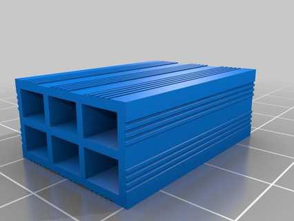 bâtiment brique construction jouets 3d print model - Mito3D