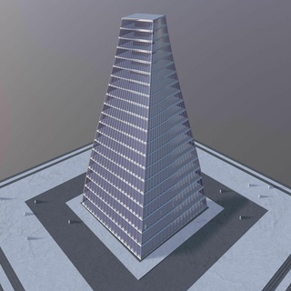 bâtiment concept 2303 paramétrique ingénierie architecture courbe forme libre construction Bureau gratte ciel haute augmenter ville métro 3d print model - Mito3D