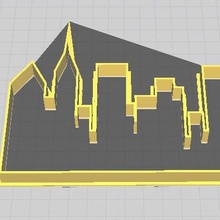 edificio perfil arquitectura 3d print model - Mito3D