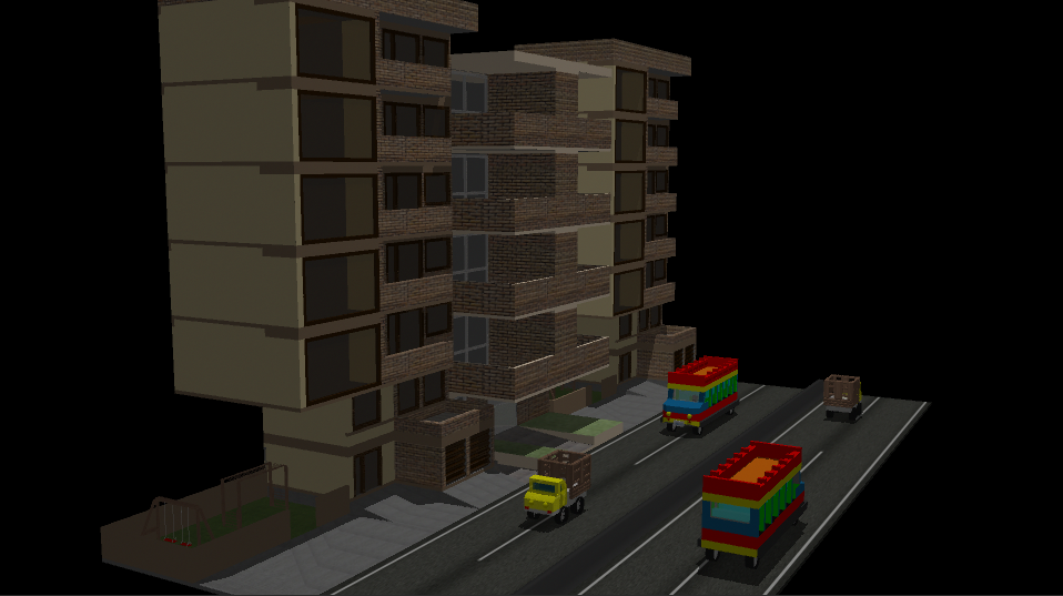 buildings 3D print model - Mito3D