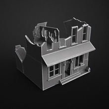 buildings ruins game boardgame tabletop miniature terrain 3d print model - Mito3D