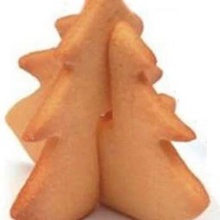 built-in 3d christmas tree tool cookie cutter biscuit crackers 3d print model - Mito3D