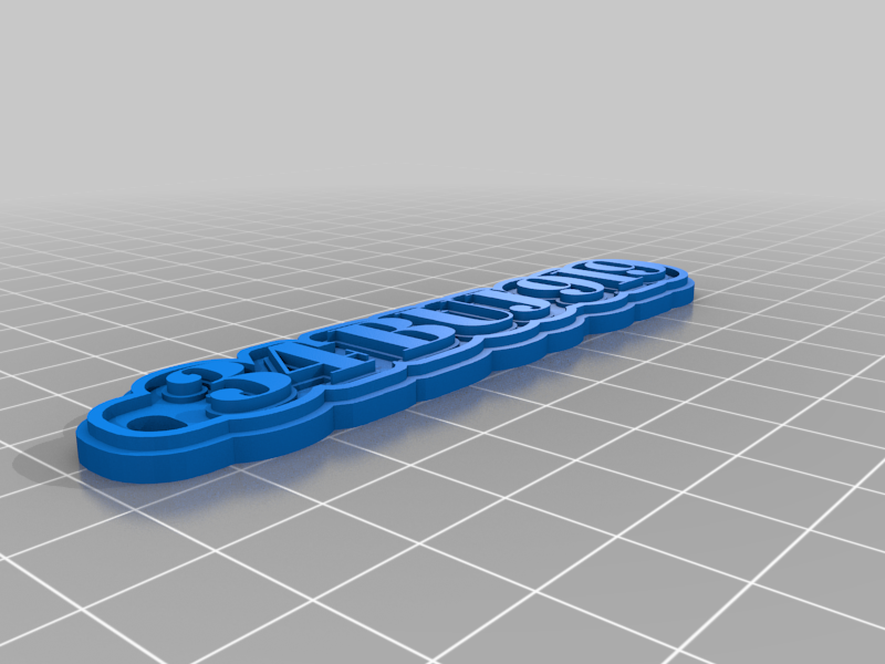 buj919 customized keychains 3D print model - Mito3D