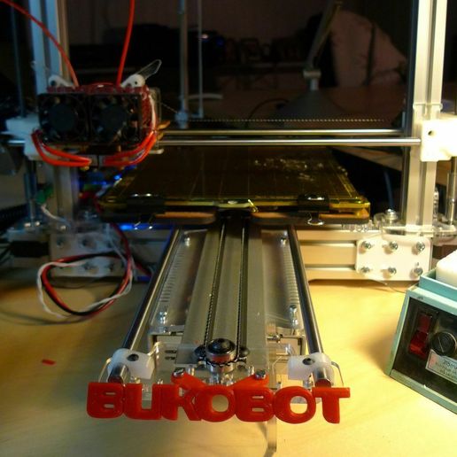 bukobot logo y-rail 3d_printer_accessories 3D print model - Mito3D