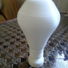 lâmpada porta-caneta casa 3d print model - Mito3D
