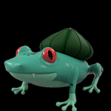 soğanlı kurbağa Sanat pokemon Bulbasaur soğan kurbağası 3d print model - Mito3D