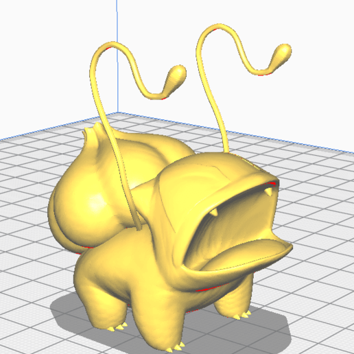bulbasaur art pokemon 3D print model - Mito3D
