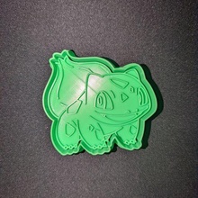 bulbasaur cookie cutter stamp pokemon 3d print model - Mito3D