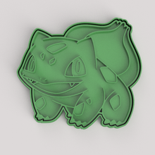 bulbasauro biscoito cortador gadget Pokémon massa verde 3d print model - Mito3D