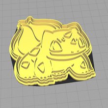 bulbasaur cookie mold cutter pok mon 3d print model - Mito3D