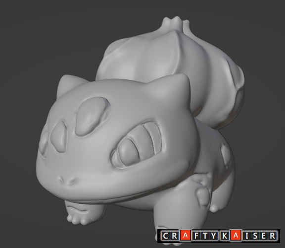 bulbasaur mega pacco ivysaur venusaur Pokemon mostri tascabili 3D print model - Mito3D