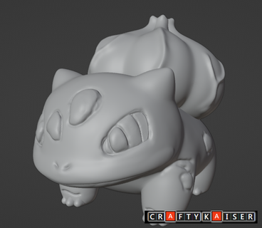 bulbasaur mega pack ivysaur venusaur pokemon pocketmonsters 3d print model - Mito3D