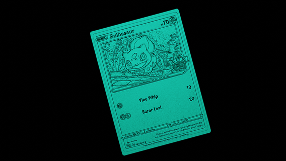 Bulbasaur Pokémon Spiel Karte Bildhauerei Linderung Kunst Tier Anime Asche Pikachu Lugia Rahmen Malerei 3d print model - Mito3D