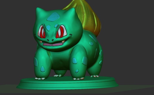 bulbasaur Pokémon bulbizarre désinhiber Pikachu jouet collection 3d print model - Mito3D