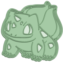 bulbasaur pokemon cookie cutter 3d print model - Mito3D