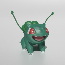 bulbasaur sanat minyatür pickachu pokemon 3d print model - Mito3D