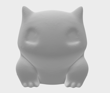 Bulbasur pokemon tencere captüs kaba dekorasyon ev yıllık 3d print model - Mito3D