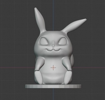 bulbichu pok lun Pikachu bulbizarre bulbasaur figurina deco arte chimera chimera 3d print model - Mito3D
