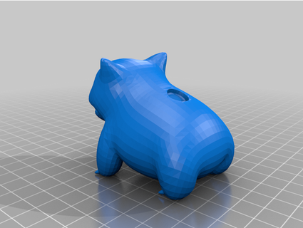 bulbizarre arte pok seg brinquedo 3d print model - Mito3D