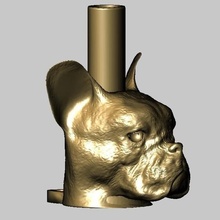 Buldog Düse Extruder Haken Hokha Bong Shisha Bulldogge Hund 3d print model - Mito3D