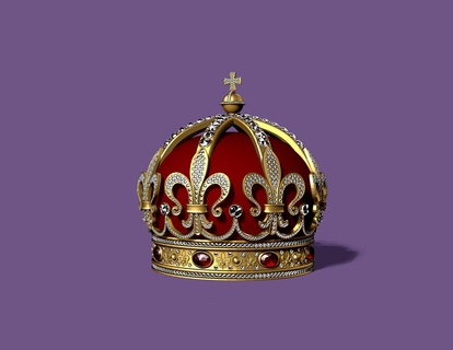 búlgaro coroa Bulgária ouro tiara joalheria realeza gema retro brilhando luxo vintage prata imprimível monarca rei real coronal monarcas 3d print model - Mito3D