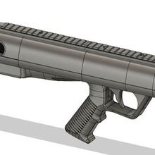 bull-pup 10 22 drop stock bull pup 10/22 ruger gun glock firearm rifle rifel pistol roni ronni 3d print model - Mito3D