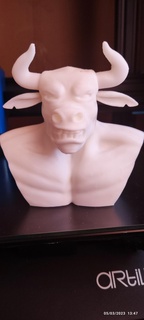 bull 3d print model - Mito3D