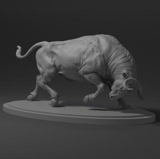 bull decoration 3d print model print3d resin fdm 3d print model - Mito3D
