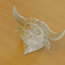 bull head trophy 3d print model - Mito3D