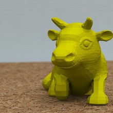 toro sdraiato gratuito vari 3d print model - Mito3D