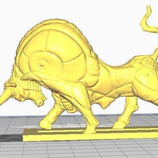 Toro sculture 3D print model - Mito3D