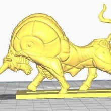 toro Tauro esculturas 3d print model - Mito3D