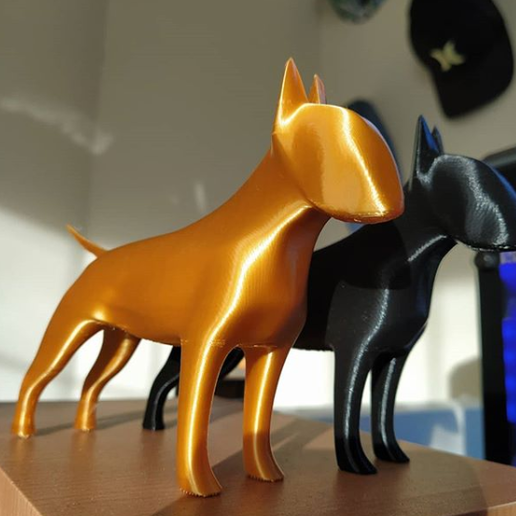 bull terrier vários bullterrier cão dogg 3D print model - Mito3D