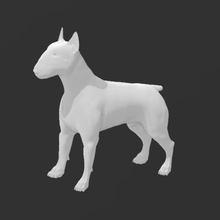 bull terrier kuyruk kesti çeşitli hayvan köpek 3d print model - Mito3D