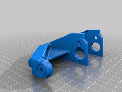 bulldog extruder mount 3d printer parts 3d print model - Mito3D