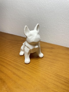 Bulldogge Zahl Zuhause Haus Bulldogge Französisch Dekoration Hund Hund Zahl Zahl 3d print model - Mito3D