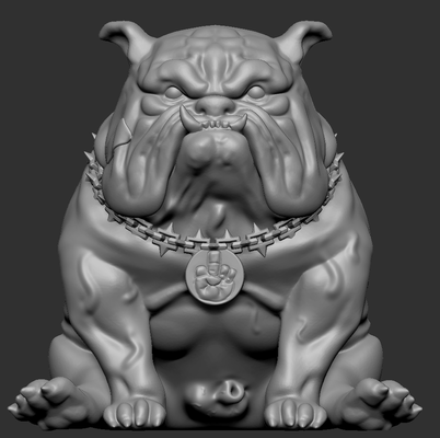 buldog lobo arte dc dc comics cómics lobodc cosplay putardo hombre lobooficial lobocosplayoficialdobrasil furryfandom perro 3d print model - Mito3D