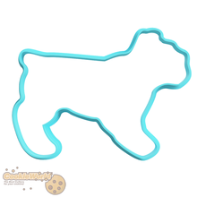 bulldog silhouette cookie cutter 3d print model - Mito3D