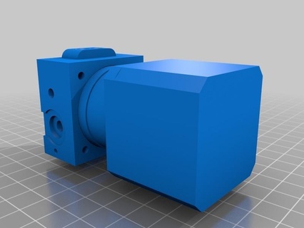 bulldog xl extruder model bowden direct gear metal reprap reprapdiscount rrd 3d printer extruders 3d print model - Mito3D