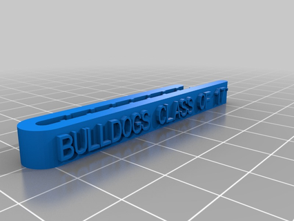 bulldogs clip tie customized accessories props fashion 3d print model - Mito3D