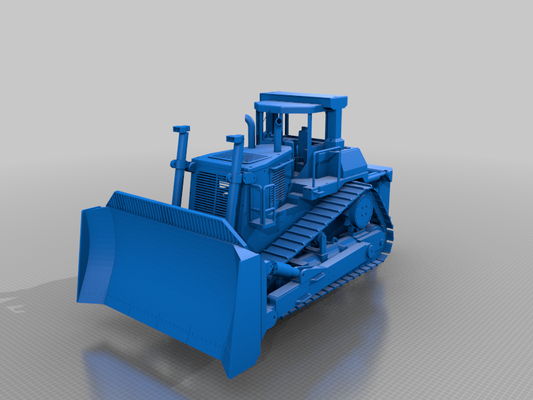 bulldozer 1 12 fahrzeuge fernbedienung steuerung 3d print model - Mito3D