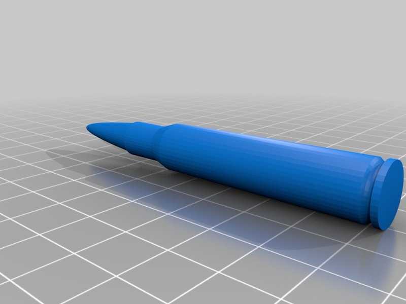 bala arma fogo modelos arte 3D print model - Mito3D