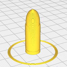 bala 9x19 jogo tamanho real balas brinquedo impressão rápida 3d print model - Mito3D