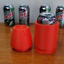bullet koozie soda drink gift decoration tentacles coozie holder fun guns ammo hunting 3d print model - Mito3D