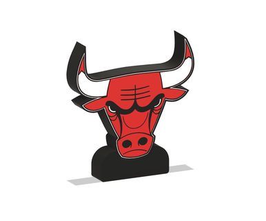 bulls chicago chandelier lamp home rooms 3d print model - Mito3D