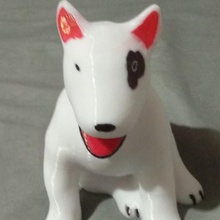 bullterrier statuette home scan dog bullterier 3d print model - Mito3D